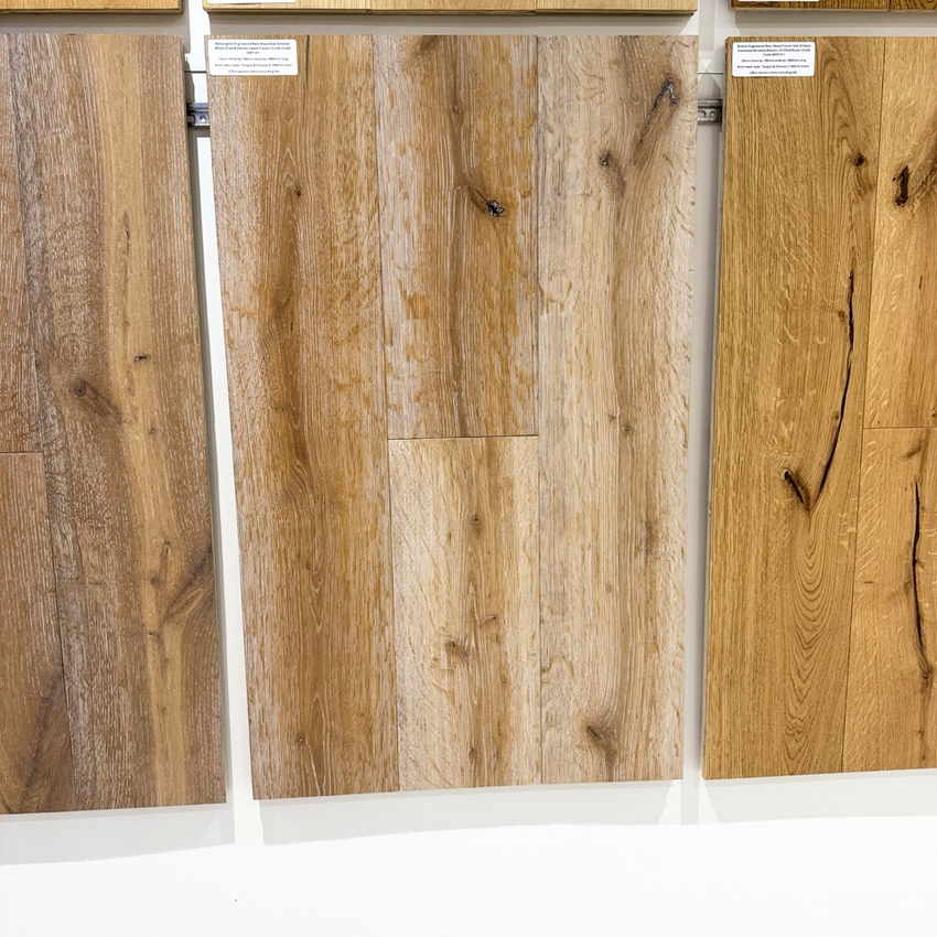 Kensington Engineered Real Wood Oak Smoked White Oiled & Handscraped